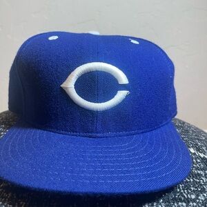 New Era Royal Blue Kids Hat with White Emblem